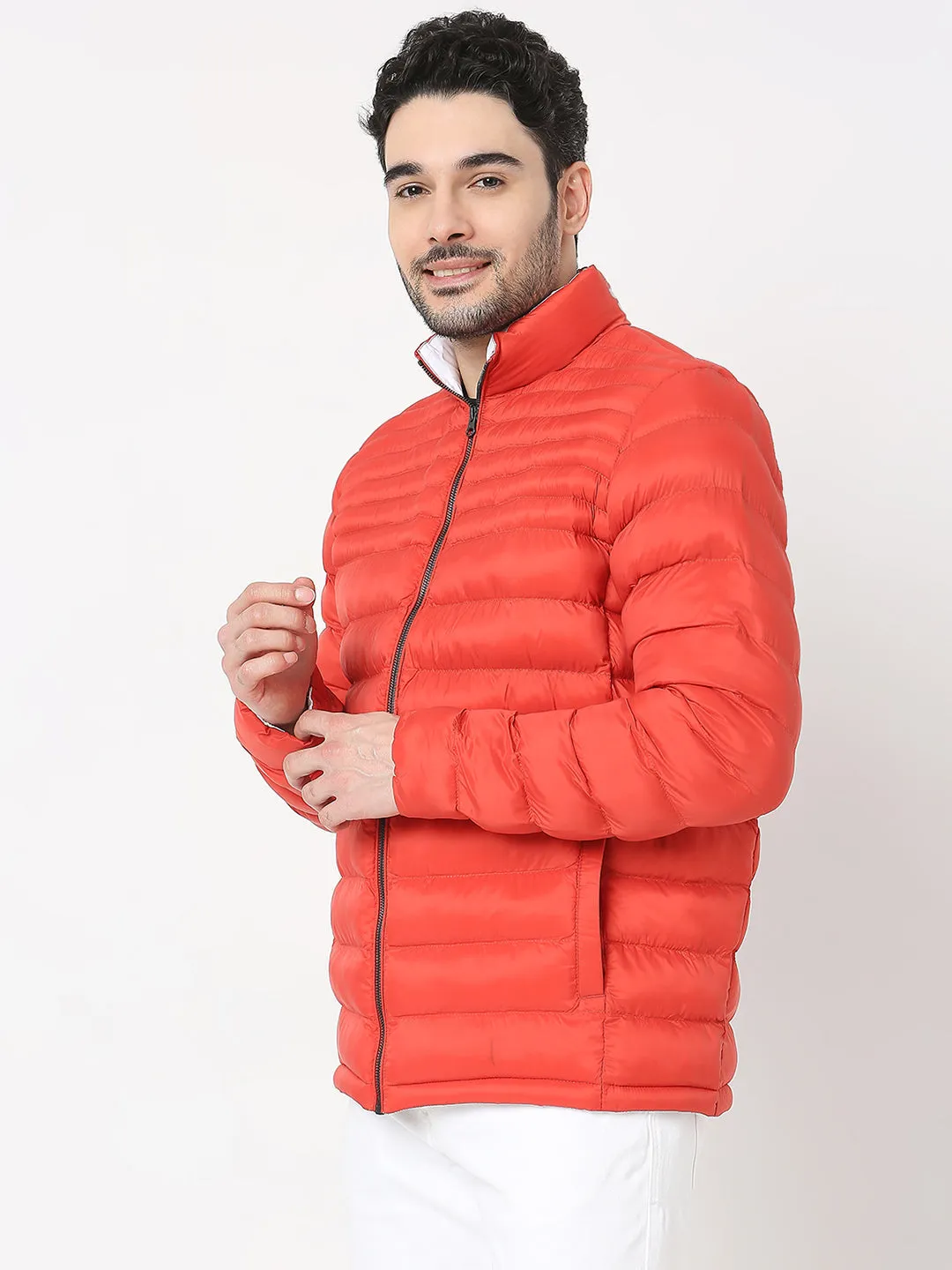 Spykar Men Puffer Jacket