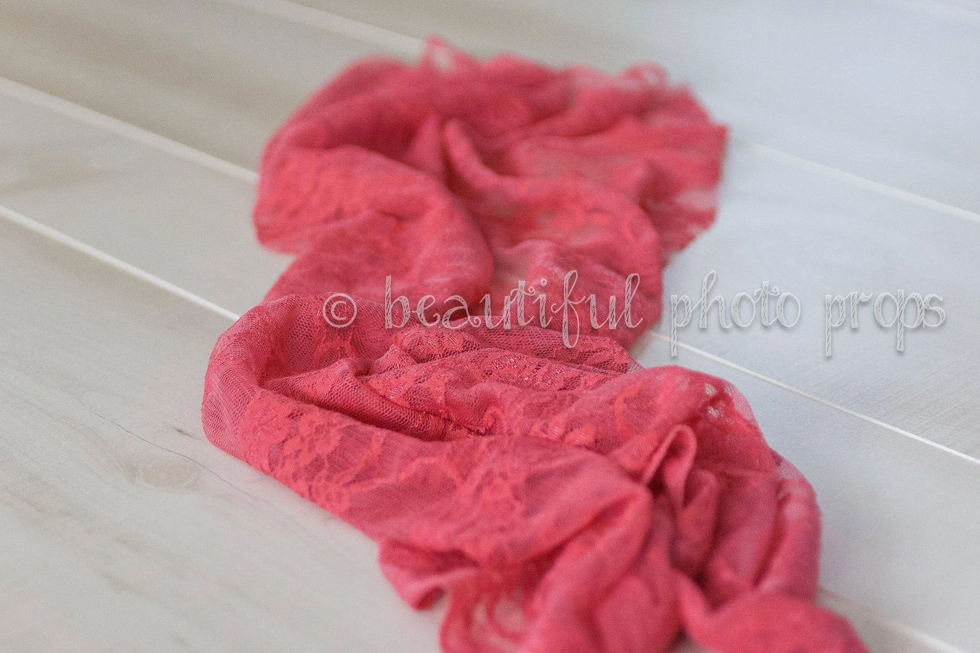 Stretch Lace Wrap Peach Tones   Baby