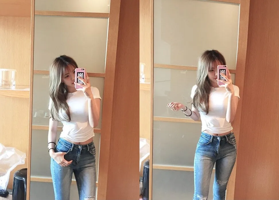 Summer Fashion Solid Casual Short Sleeve Render Tight Thin Ruffle Crop Top Tees