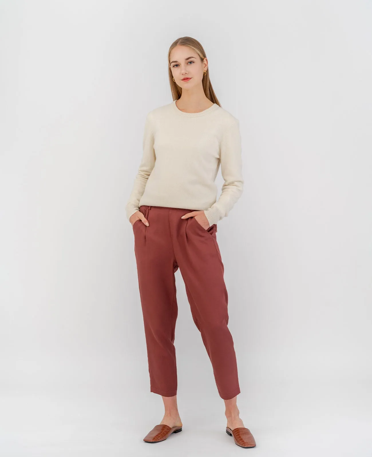 Tencel Relaxed Tailored Pant