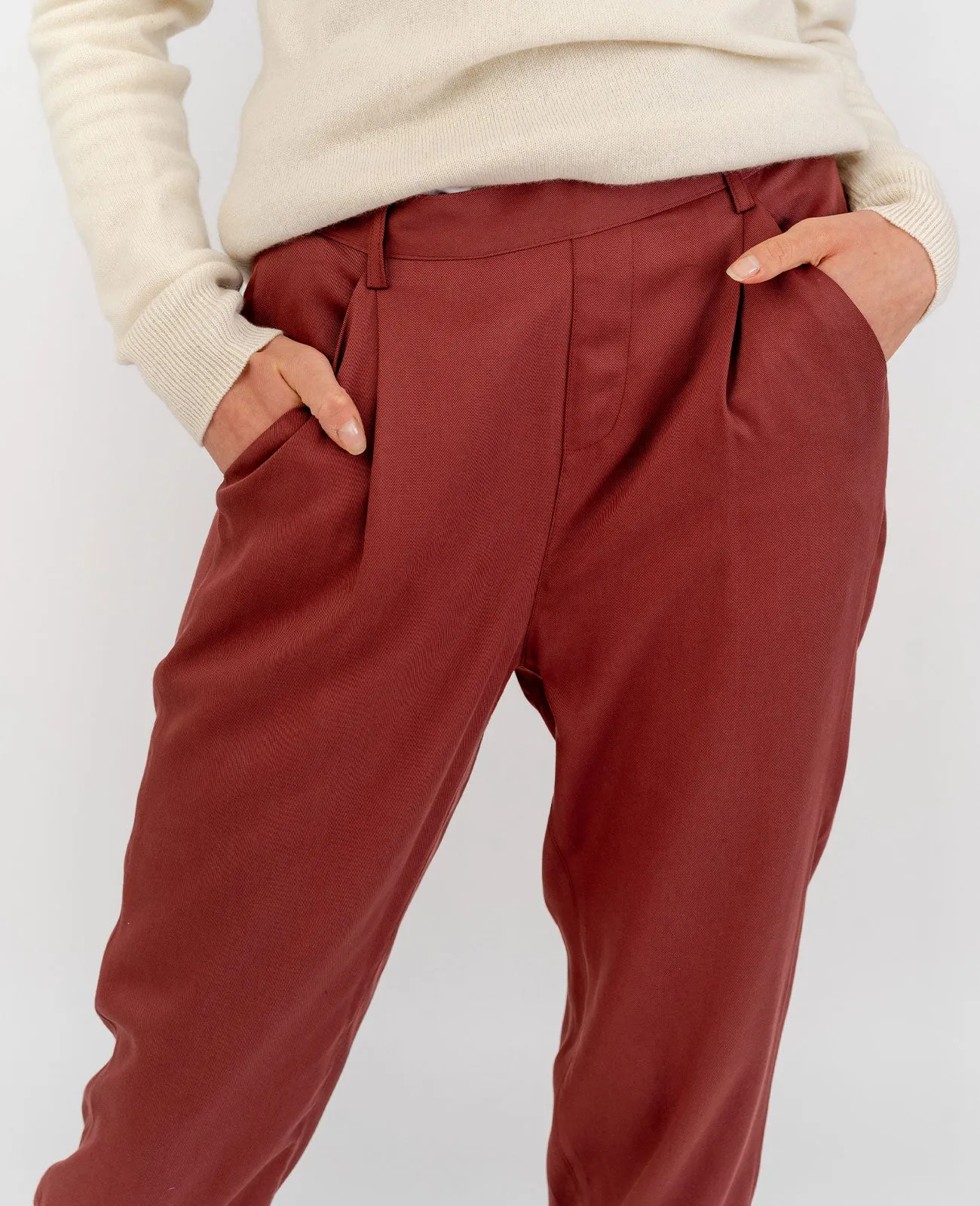 Tencel Relaxed Tailored Pant