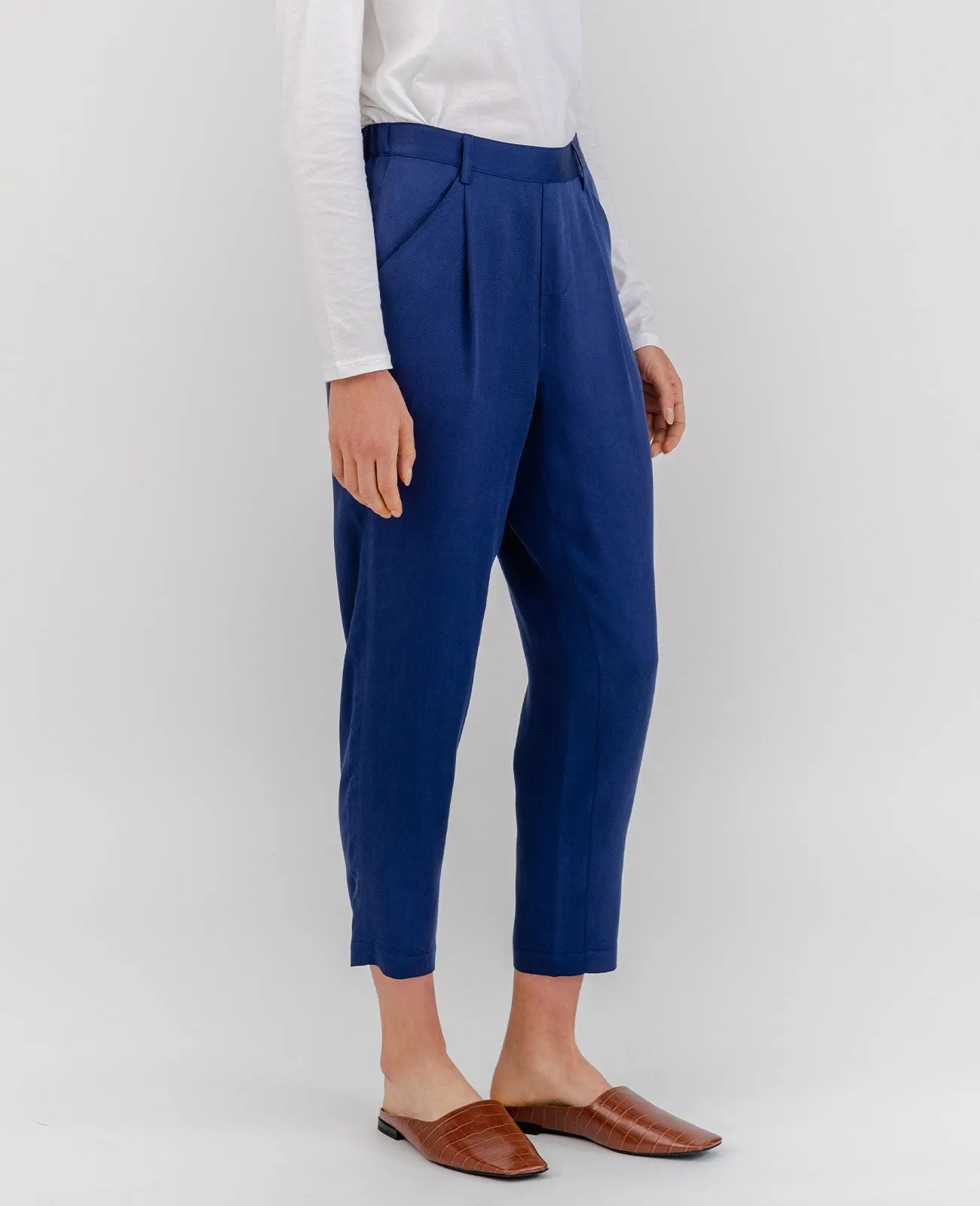 Tencel Relaxed Tailored Pant