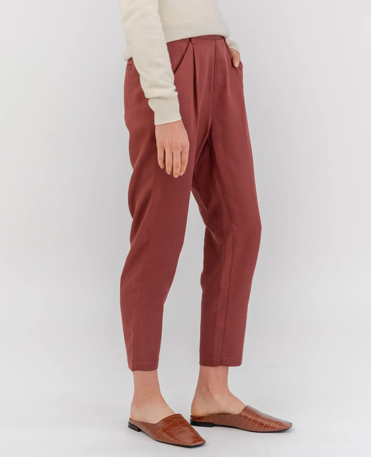 Tencel Relaxed Tailored Pant