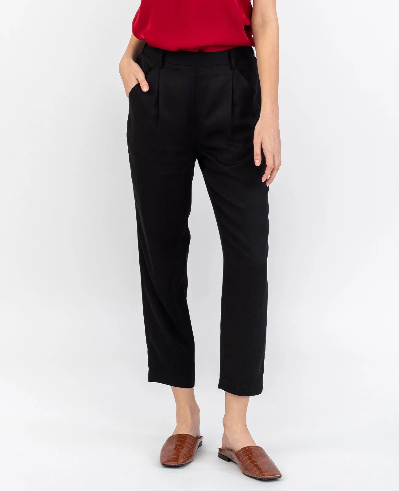 Tencel Relaxed Tailored Pant