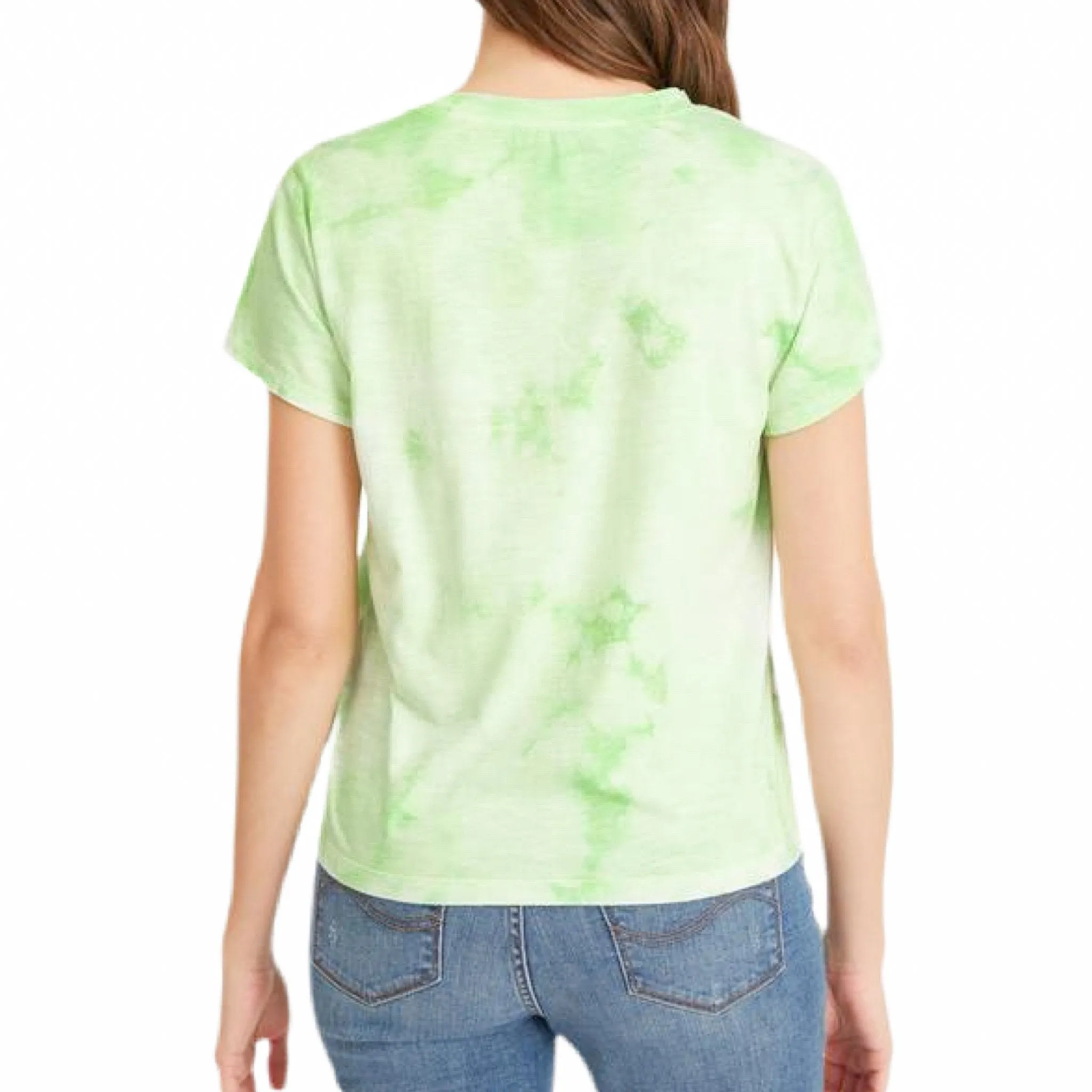 The Perfect Tee - Pistachio Tie Dye.