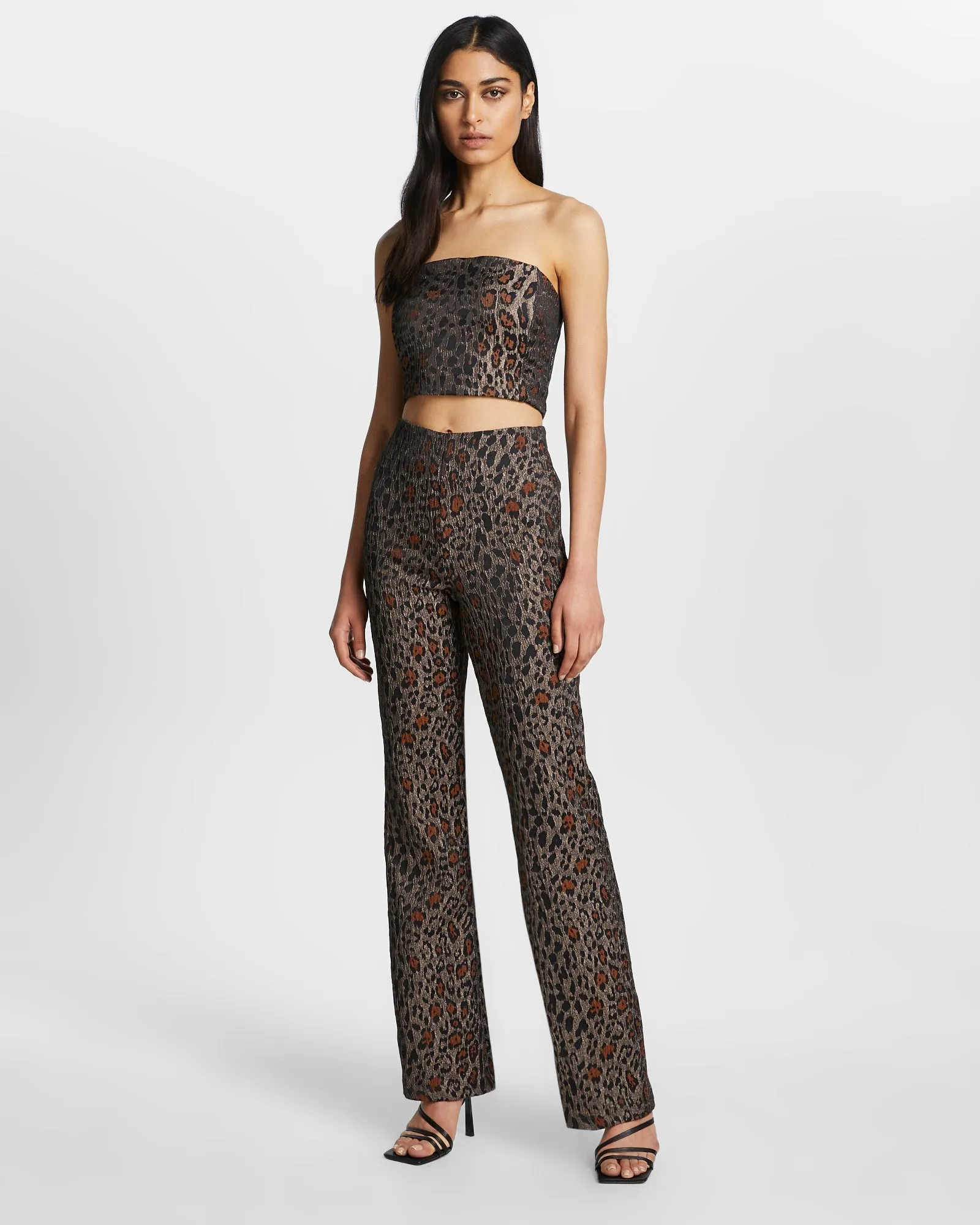 THREE AM PANT LEOPARD