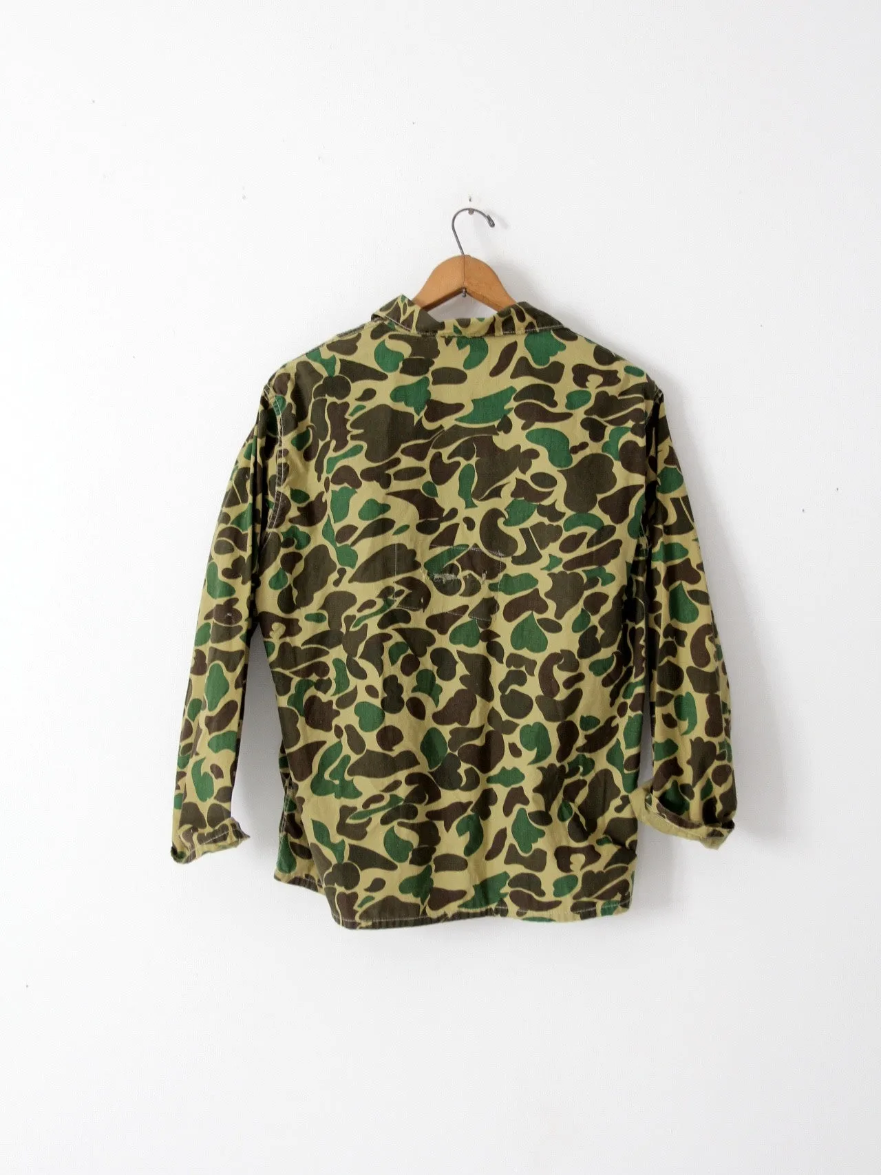 vintage 60s camouflage hunting jacket