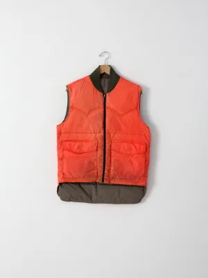 vintage men's hunting vest